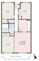 ファミール2001 3LDKの間取図画像