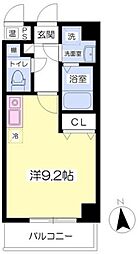 Osaka Metro千日前線 南巽駅 徒歩10分の賃貸マンション 2階ワンルームの間取り