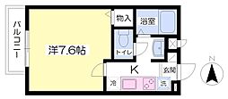 間取図画像 1K