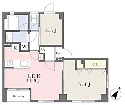 ＢＬＯＳＳＯＭ　ＰＡＴＨ 2階2LDKの間取り