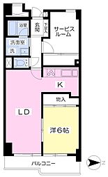 東武東上線 池袋駅 徒歩5分の賃貸マンション 4階1SLDKの間取り
