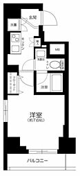 ハーモニーレジデンス上野の杜 1Kの間取図画像
