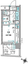 コムレジ赤羽 ワンルームの間取図画像