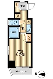 エクセリア池袋WEST2 1Kの間取図画像