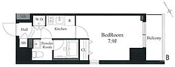 ラティエラ秋葉原 1Kの間取図画像
