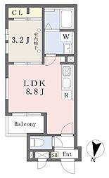 間取図画像 1LDK