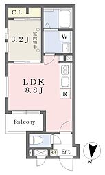 間取図画像 1LDK