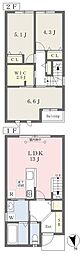 （仮称）岡崎市錦町　新築ＰＪ　Ｂ棟 1階3LDKの間取り