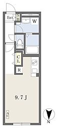 GRANZ大曽根 ワンルームの間取図画像