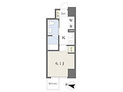 Ａｒｅａ二日町 10階1Kの間取り