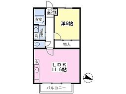 間取図画像 1LDK