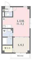 ＡＲＣＥＮＣＩＥＬ　ＣＯＵＲＴ京橋 1階1LDKの間取り
