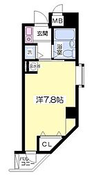 おおさか東線 南吹田駅 徒歩10分の賃貸マンション 3階1Kの間取り