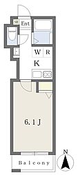 SPハイム久我山 1Kの間取図画像