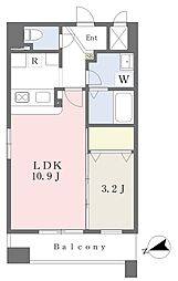 サンタプリマヴェーラ　ドゥーエ 3階1LDKの間取り