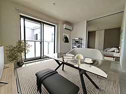 パークサイドメゾン 202 2階1LDKのリビング/ダイニング