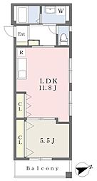 メゾン240 1LDKの間取図画像