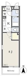 Recolteavenir 1Kの間取図画像