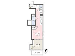 NEXTONE 1LDKの間取図画像