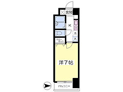グランドタワー森之宮ノース 1Kの間取図画像