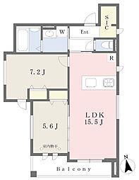 Maison de foret 2LDKの間取図画像