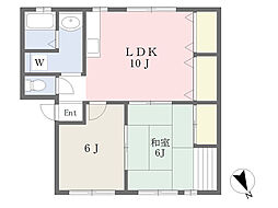 ルア加茂 2LDKの間取図画像