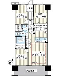 間取図画像 3LDK