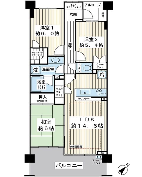 間取り：312001225843