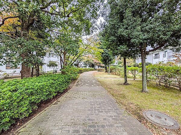 敷地内は緑が多く住環境良好！