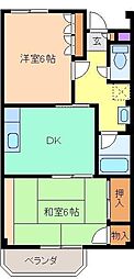 間取図画像 2DK