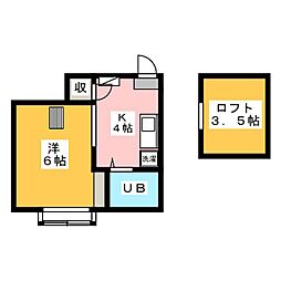 間取図画像 1K