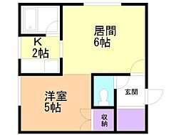 間取図画像 1LDK