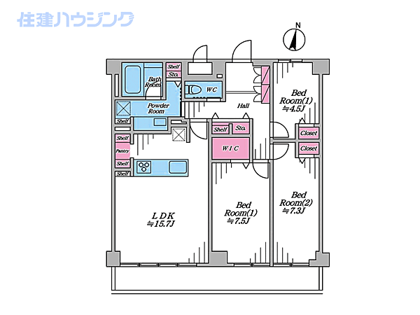 間取り：313004442485