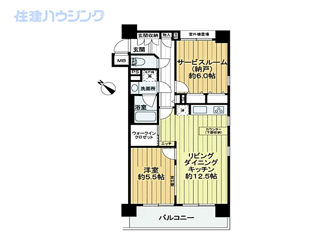 間取り 秀和溜池山王レジデンス 4階/-