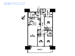 間取図画像 3LDK