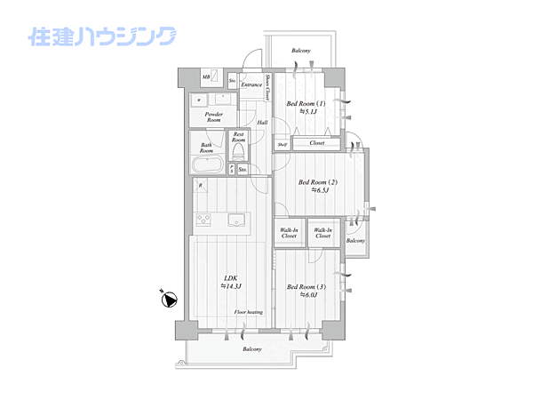 間取り：313004657640