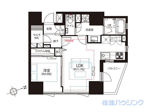 間取り：313004741464