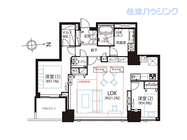 間取り：313004857415