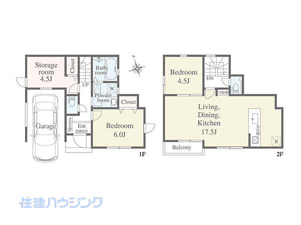 間取りを拡大表示
