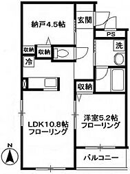 アンソレイユ国立 2階