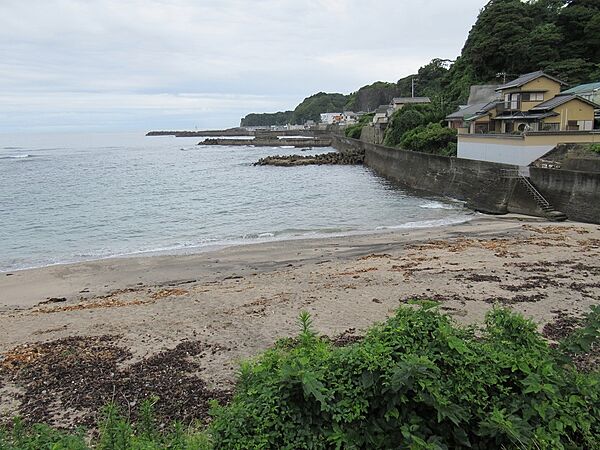 目の前に広がる志島海岸