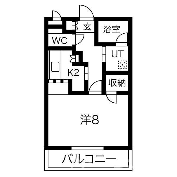 愛知県知多市新舞子字大口(賃貸マンション1K・1階・31.50㎡)の写真 その2