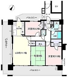 間取図画像 3LDK