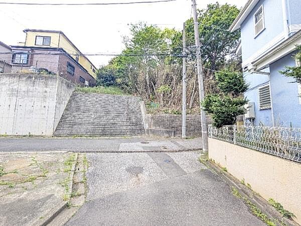 前面道路私道側を撮影しております!!
