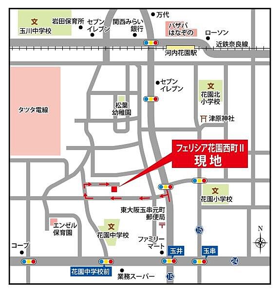現地案内図