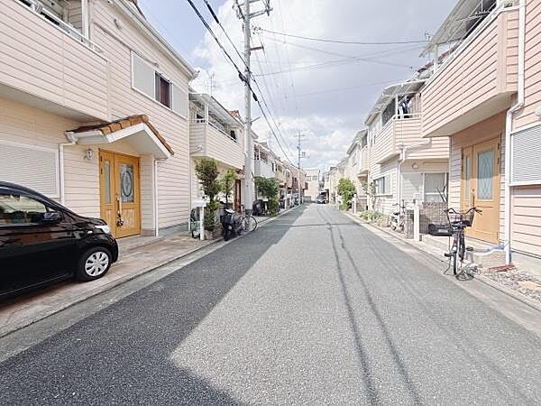 南から北を見たところ