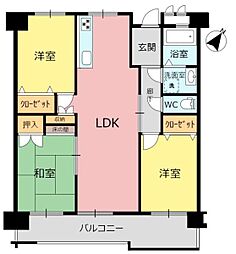 間取図画像 3LDK