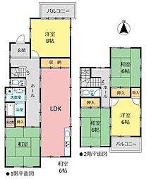 名古屋市天白区鴻の巣１丁目の一戸建て