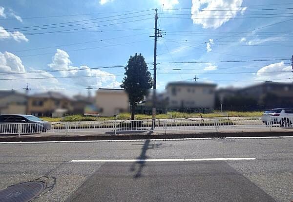 現地と前面道路