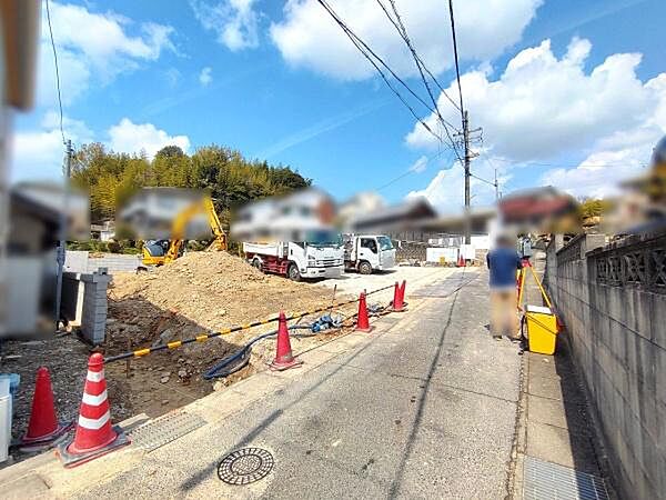 現地と前面道路